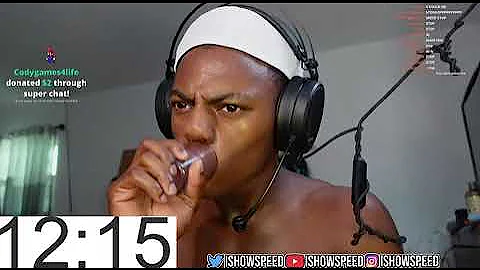 Ishowspeed his attempt on the Kylie Jenner lip challenge!!!👄