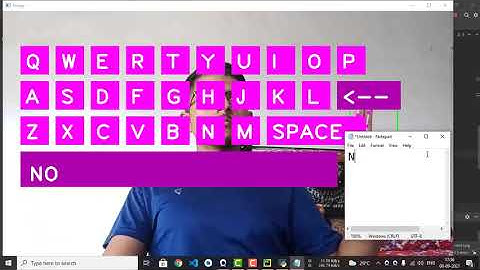 A.I. VIRTUAL KEYBOARD