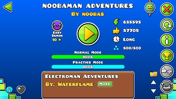 Geometry Dash: Noobaman Adventures (Easy Demon) by Noobas