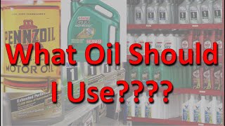 What Engine Oil Should You Use