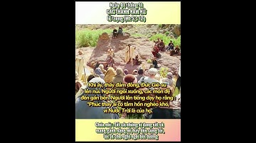 "Phúc thay ai có tâm hồn nghèo khó, vì Nước Trời là của họ"#loichuahomnay #nguyenthithom #chuagiesu