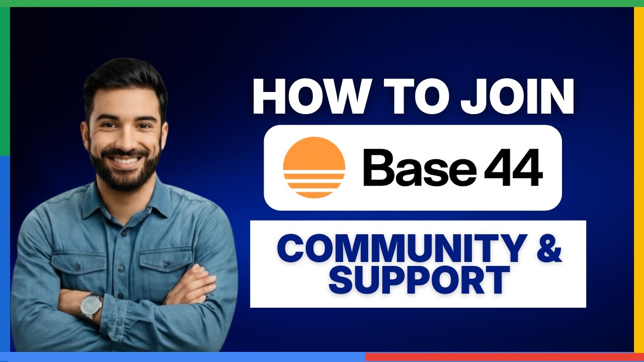 How to join Base44 community & support[FULL GUIDE] - YouTube