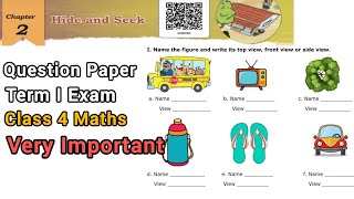 Worksheet / Hide and Seek - Chapter 2 / Class 4 Maths /Exam Important Question / Term I Exam / NCERT