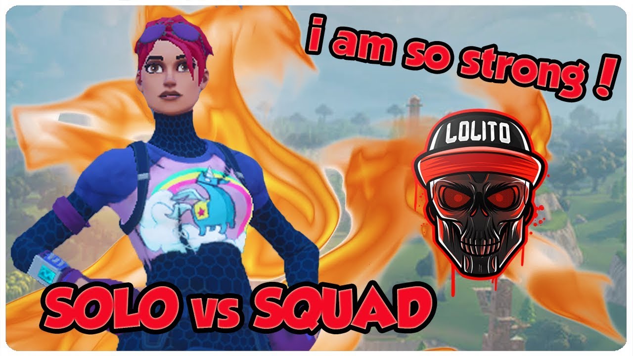 💀 ¡JUGANDO AGRESIVO EN SOLO vs SQUAD! 💀 ~ FORTNITE