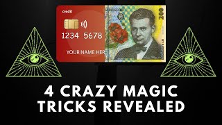 4 Crazy Credit Card Magic Tricks | Easy Revealed