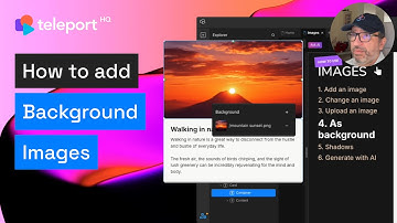 How to Add Background Images