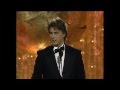 Tom Cruise Wins Best Actor Motion Picture - Golden Globes 1990