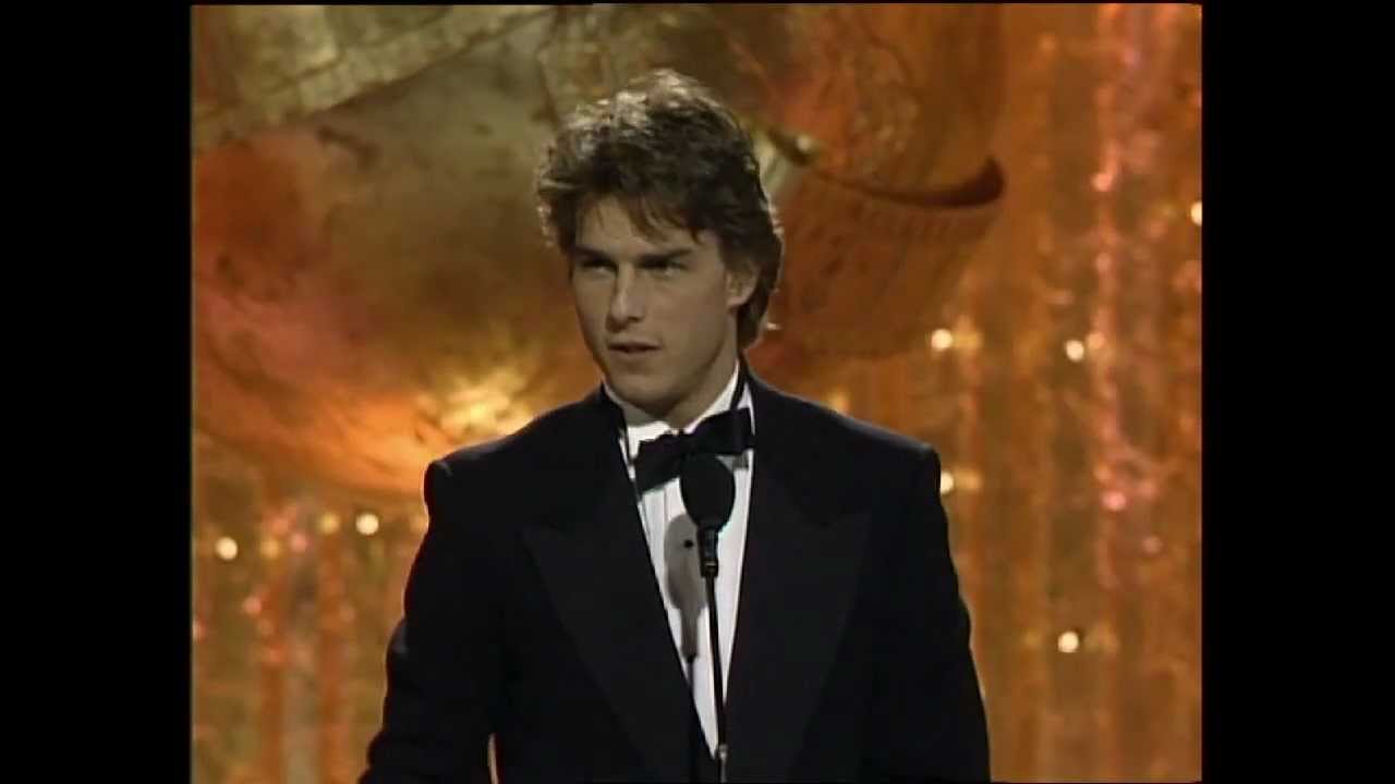 Tom Cruise Wins Best Actor Motion Picture Golden Globes 1990 Youtube