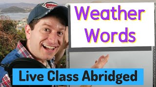 Korean Weather Words | Live Class Abridged