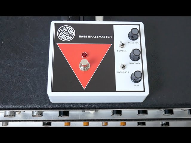 Bass Brassmaster - Latent Lemon Audio - bass octave fuzz - DI demo