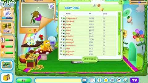 Bin Weevils Kingster Buddy List Updated 2012