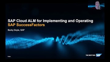 Discover the Value that SAP Cloud ALM Delivers for SAP SuccessFactors