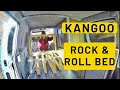 RENAULT KANGOO CAMPER VAN BUILD - PART 6 - Rock and Roll Bed