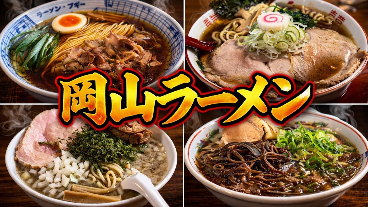 【岡山県】岡山県で食べれる激うまラーメン4選！！