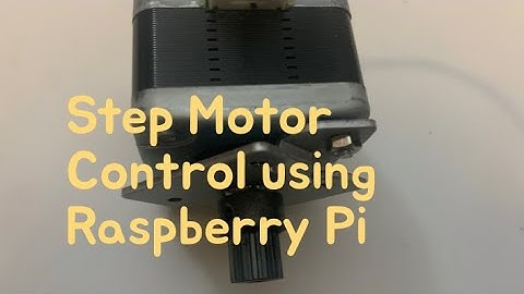 S6E11 Step Motor Control using Raspberry Pi and L298N motor driver