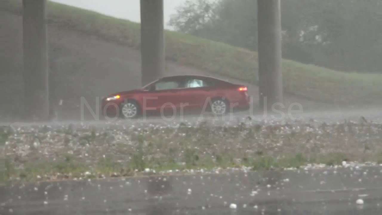 Baseball Size Hail Near Erick, Oklahoma - May 29, 2018 - YouTube
