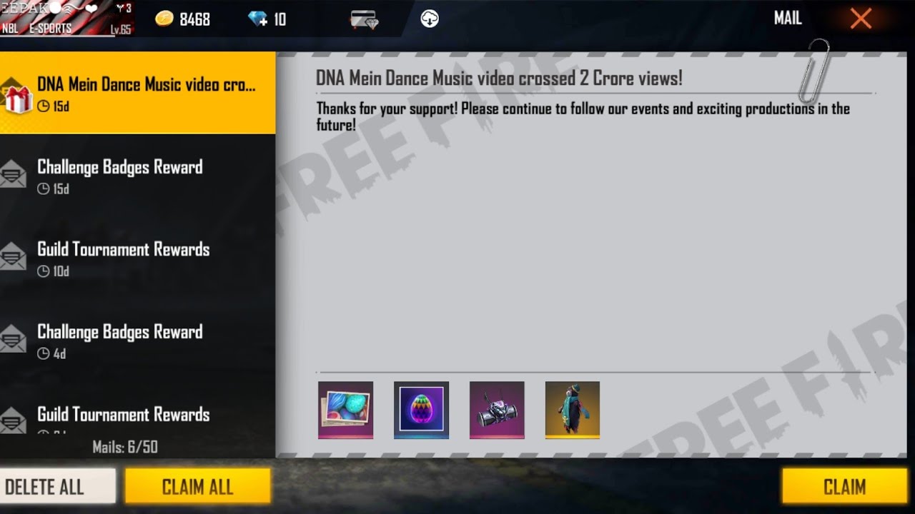 How to Claim Share Dna Me Dance Rewards In Free Fire🔥|| Reedom Code Reward | Phantom Bundle Claim|