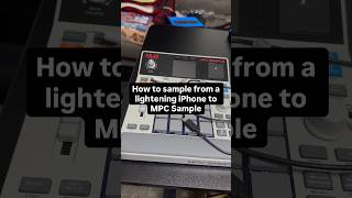 MPC Sample 🤝 Lightning iPhone #musicproducer #mpcsample  #beatmaking