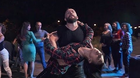 OpenAir Sergey Lobanov & Maria Koroleva #Zouk improvisation