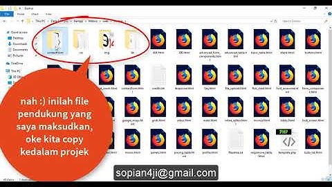 Bootstrap Tutorial pada CodeIgniter || 01. template master