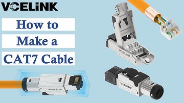 RJ45 Terminations Guide - How to Terminate Ethernet Cables by CAT7 Field Terminable Plug || VCELINK