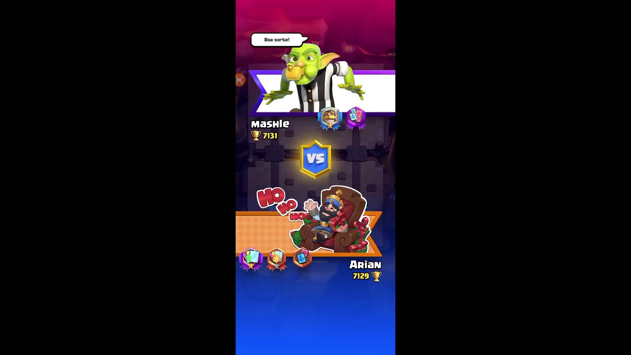 passei Raiva jogando clash royale