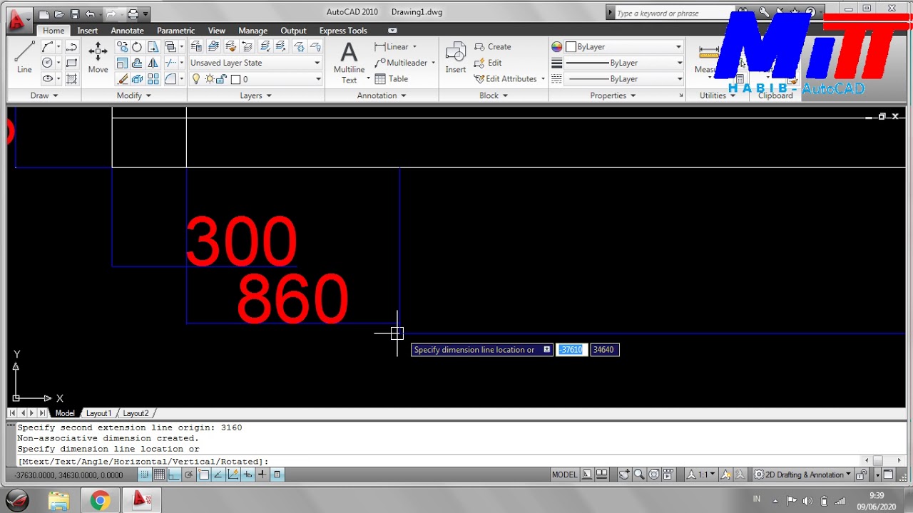  TUTORIAL  AUTOCAD  MEMBUAT  DENAH  BERSAMA MITT CILEGON 