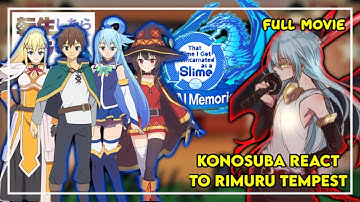 Konosuba React To Rimuru Tempest | Gacha React | ‹Full Part›