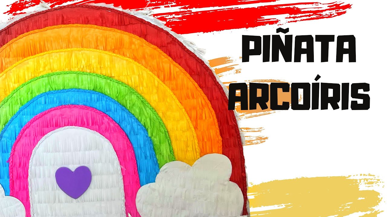 PIÑATA ARCOÍRIS | APRENDE EL PASO A PASO
