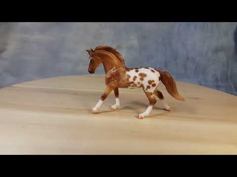 Breyer G3 cantering warmblood appaloosa