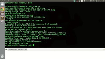 install C compiler clang on linux