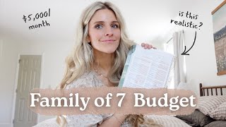 Our February 2026 Budget | Family of 7, EXACT Numbers