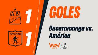Bucaramanga vs America de Cali highlights (1-1) - Primera A