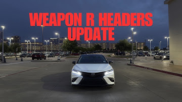 Weapon R Headers Update  +  Chill Drive