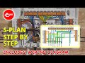 S-Plan heating circuit wiring STEP by STEP - using WAGO junction box - INCLUDES wiring diagram.