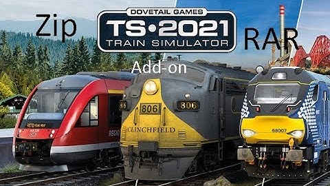How to put an addon from a Zip / RAR folder in Train Simulator