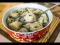 Мясные пельмени, с бульоном.