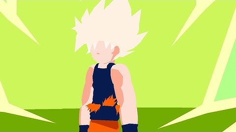 Goku Goes Super Saiyan For The First Time Stick Nodes Remake