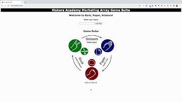 Rock, Paper. Scissors Web Application