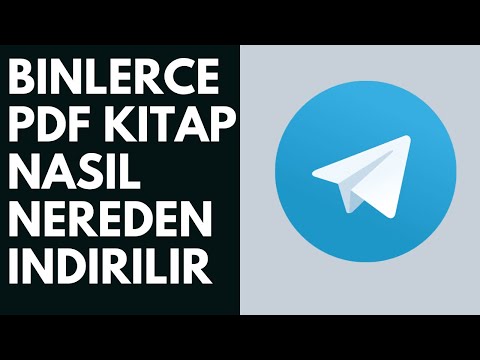 Telefon ve Bilgisayara Telegram'dan Pdf Kitap Nasıl İndirilir | PDF TEST KİTAPİ | KİTAP | İOS PDF