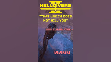 Helldivers 2 "That Which Does Not Kill You" Trophy & Achievement Guide #helldivers2