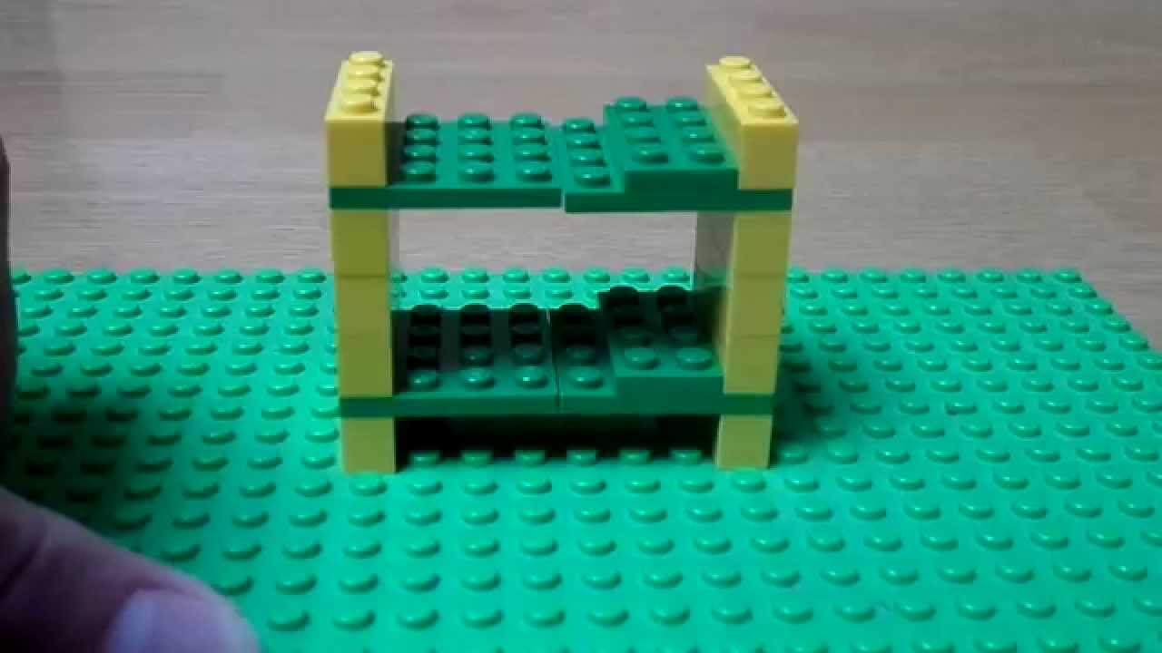 Tutorial How To Make A Lego Bunk Bed Lego Bedroom Serie