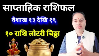 साप्ताहिक राशिफल वैशाख १३ देखि १९, Weekly Horoscope, Saptahik Rashifal, Rashifal 2083, Mesh to meen