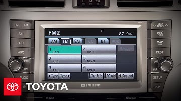 2011-2012 Avalon How-To: JBL Synthesis® Audio System With Navigation | Toyota