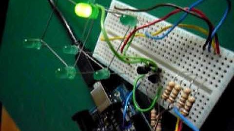 2X2 LED Cube First prototype