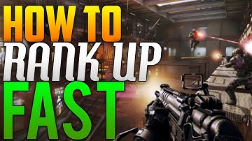 How To Rank Up Fast in Call of Duty: Advanced Warfare (COD Level Up Quick XP Guide Tips)