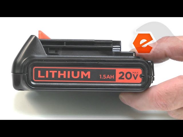 116 Look inside a Black & Decker 20V Lithium Ion Battery Pack 