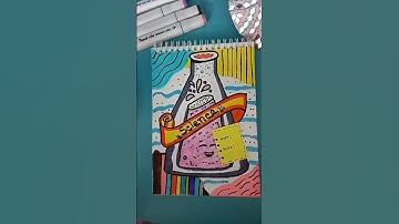 simple front page design :science #art #frontpage #shorts #enjoywithwareshaenglish #youtubeshorts