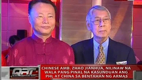 Chinese Amb. Jianhua, nilinaw na wala pang pinal n...