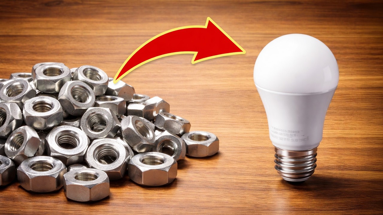 Никогда не покупайте новые светодиодные лампы! Просто воспользуйтесь этим трюком, и старые светод...
